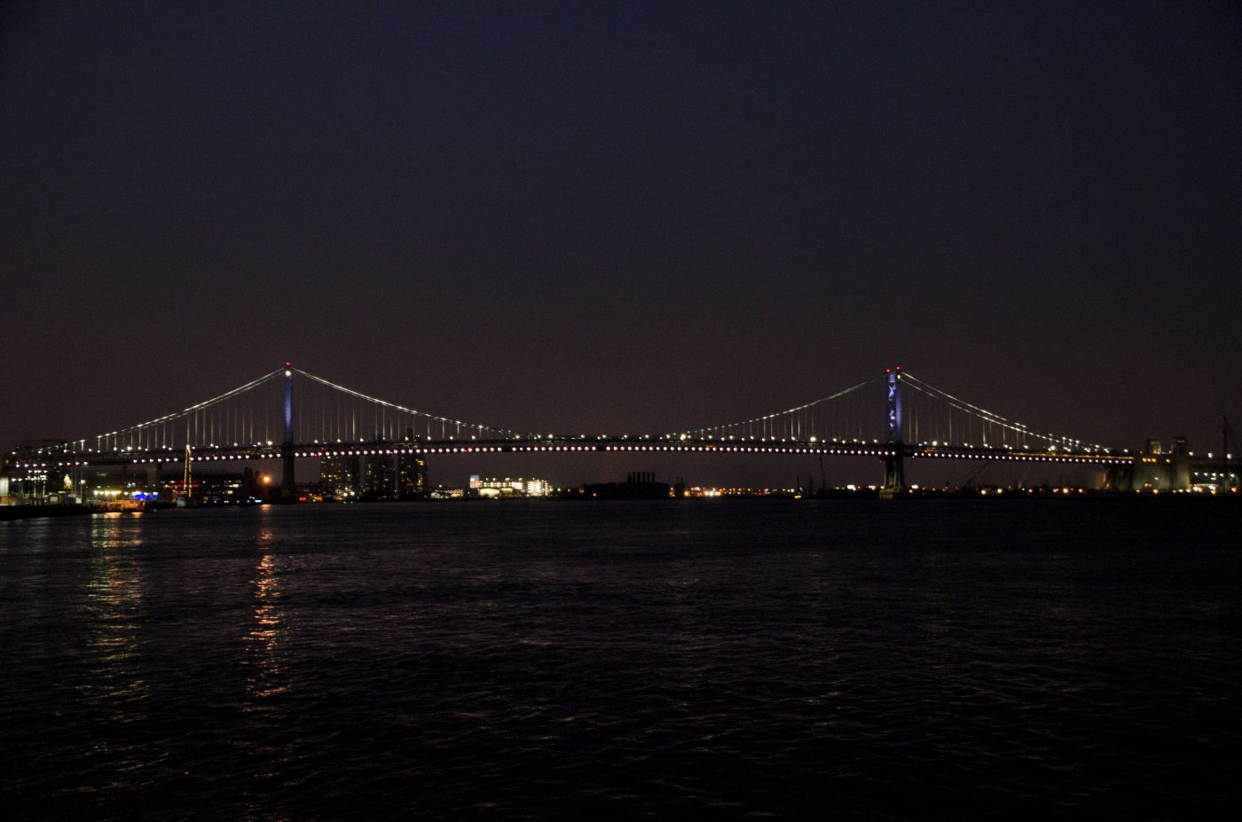 Benjamin Franklin Bridge Lighting Association For Public Art   Ben Franklin Bridge Rogers 2016 19 1400x927 