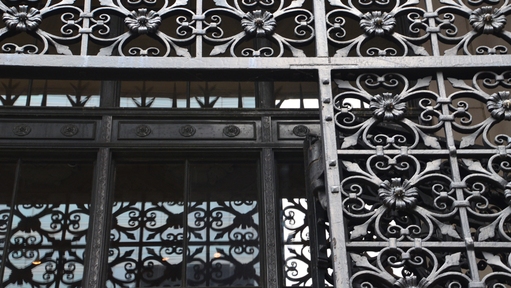 Packard Building gates